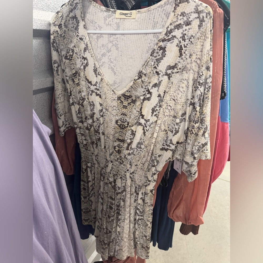 Snakeskin Romper